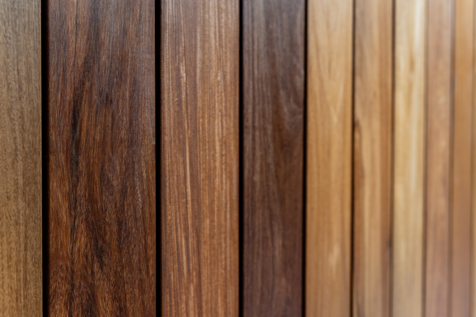Sample of Ipe wood used in Lakeburn Chalet home swimming pool installation project