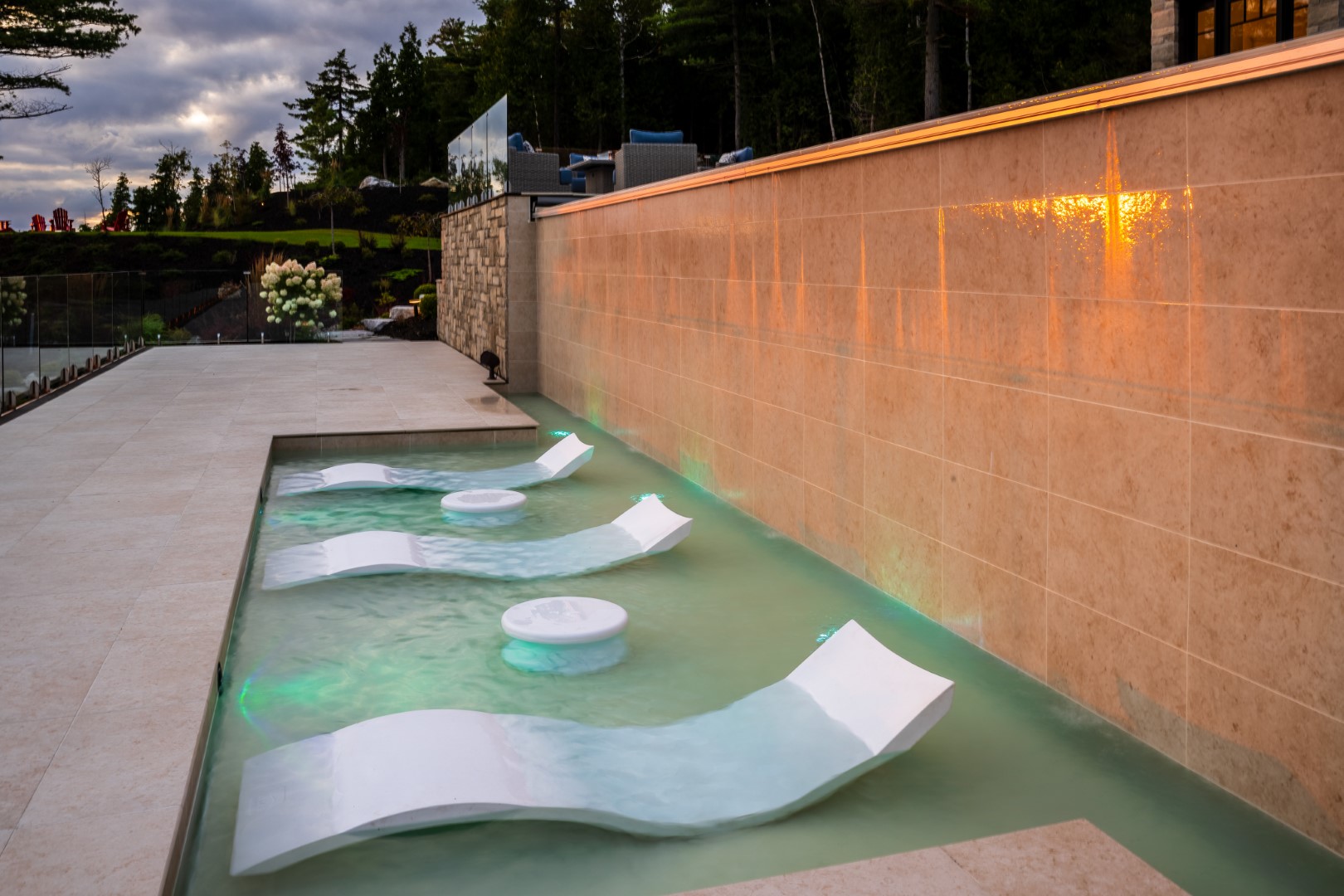 Lounge pool in Saint John featuring underwater loungers