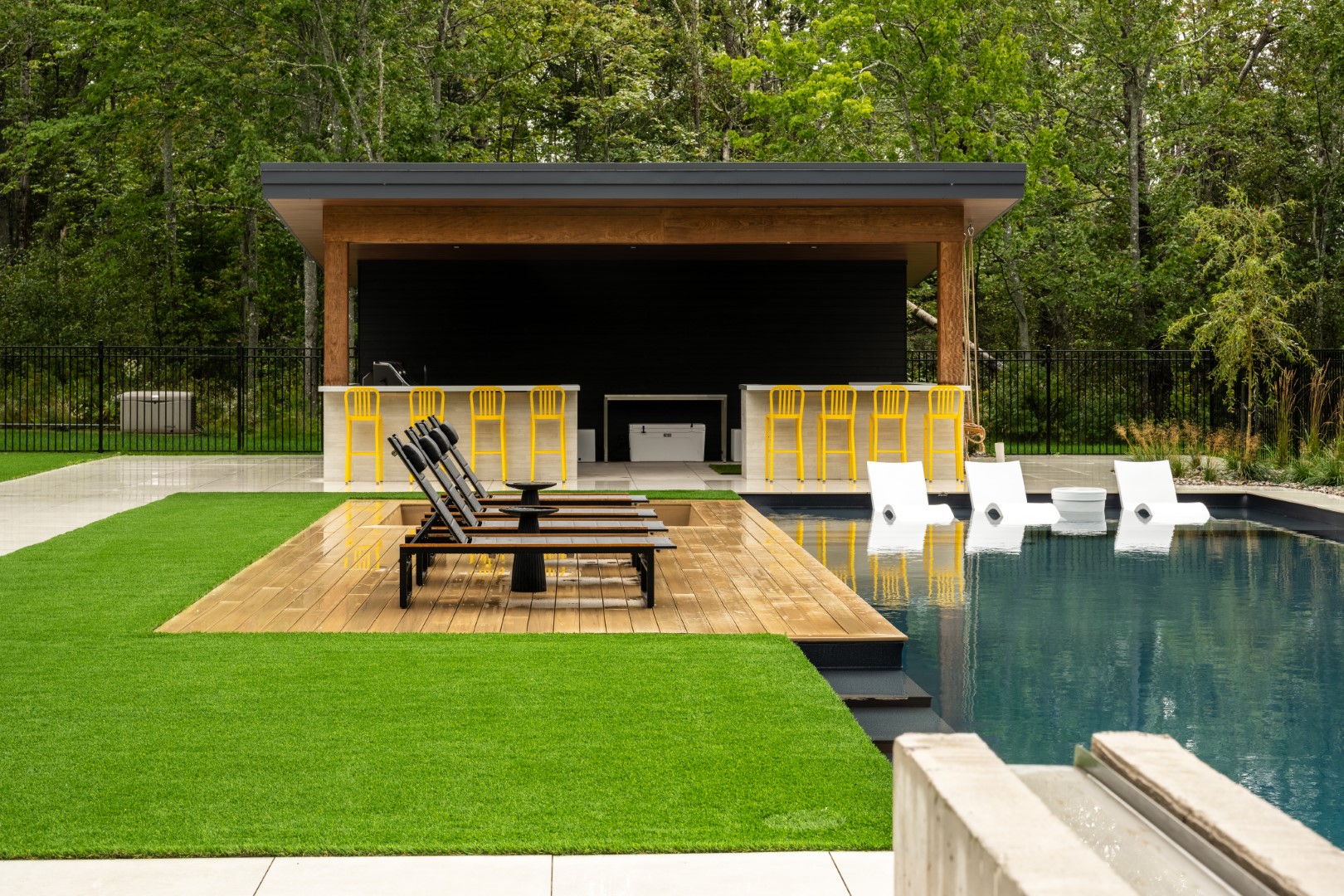 Pool House with large home swimming pool in Lakeview, Atlantic Canada